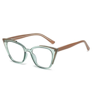 Women Cat Eye Blue Light Blocking Glasses TR90 PC Frame Retro Anti Glare Eyeglasses Trendy Optical Frame