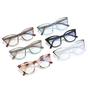 Chic cat eye anti-blue light glasses frames in six assorted colors for women fashion