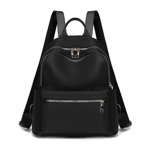 Sac À Dos Femme Mode Imperméable Tissu Oxford Grande Capacité Compartiment Ordinateur Voyage École Décontracté Léger