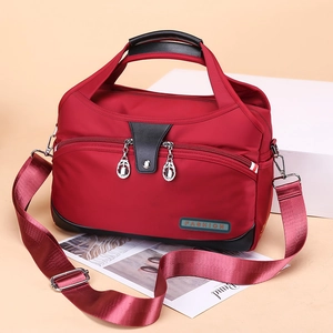 Women Crossbody Shoulder Bag Oxford Cloth Waterproof Large Capacity Multi Pocket Casual Travel Handbag Fashion Korean Style