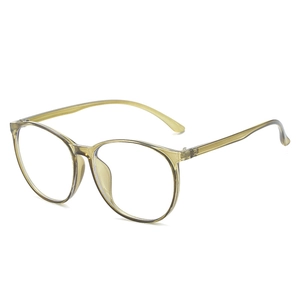 TR90 Anti Blue Light Glasses Frames Retro Round Oversized Eyeglasses Frame Lightweight UV Protection Eyewear Unisex