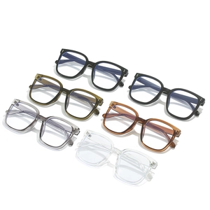Montature rotonde TR90 rétro in vari colori con lenti anti-luce blu per l'uso quotidiano