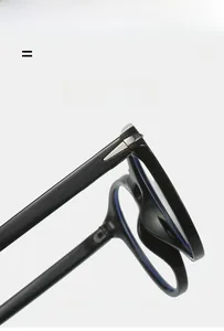 Close-up of flexible black frames with silver metal hinges and ultra-light material