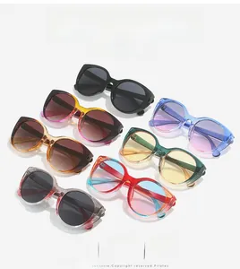 Gamme détaillée de lunettes de soleil œil de chat en plusieurs couleurs éclatantes