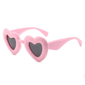 Heart Shaped Sunglasses UV400 Protection Candy Colors Y2K Fashion PC Frame AC Lens Lightweight Party Travel For Women