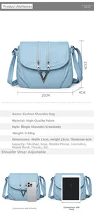 Größentabelle für Leder-Umhängetasche mit Maßen und Kapazitätsvergleich für iPad und Handy