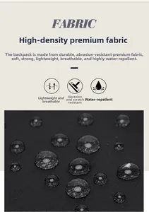 Detail showing waterproof Oxford fabric with high-density fibers for durability and breathability