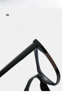 Detailed macro view of lightweight TR90 cat-eye frames with flexible brown hinges