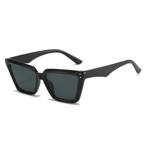 Katzenaugen Sonnenbrille UV400 Schutz PC Rahmen AC Linse Retro Quadratische Mode Brillen Für Damen Und Herren