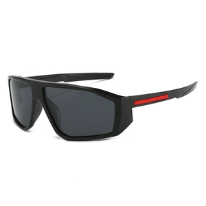 Sports Cycling Sunglasses Large Frame PC UV400 Protective Shield Outdoor Y2K Fashion Eyewear For Men Women Trendy