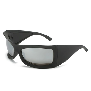 Oversized Sports Sunglasses PC Frame Wraparound UV Protection Cycling Outdoor Fashion Millennium Style Eyewear Men Women