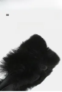 Macro detail of plush faux fur texture with lightweight and super elastic material features