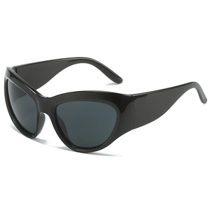 Modische Cat Eye Sonnenbrille UV400 Schutz PC Rahmen PC Gläser Verspiegelt Radfahren Outdoor Retro Y2K Stil Unisex