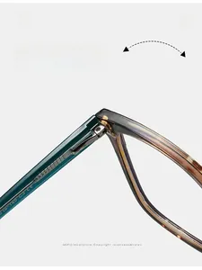 Detail of durable metal hinges and tortoise-teal TR frames with size 51-18-145 engraving
