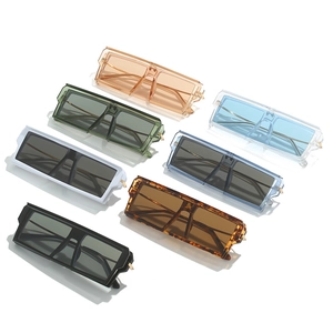 Rectangle oversized sunglasses collection in colorful frames for a modern fashion look