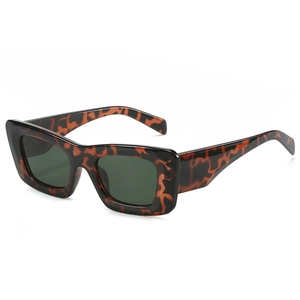Retro Rectangle Sunglasses For Women UV400 Protection PC Frame Vintage Fashion Cat Eye Outdoor Travel Sun Glasses