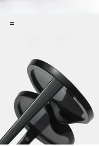 Detail of black glossy sunglasses frame showing lightweight and super elastic texture material