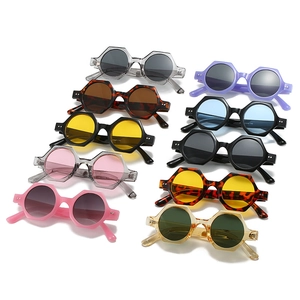 Lunettes de soleil hexagonales oversize pour femmes en diverses couleurs tendance