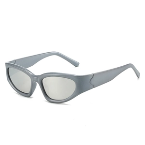 Lunettes De Soleil Œil De Chat Monture PC Protection UV400 Sport Plein Air Y2K Rétro Tendance Unisexe