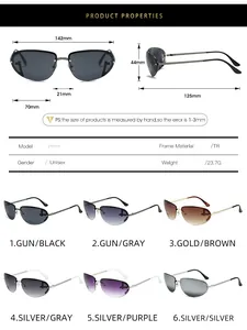 Size chart showing 142mm width and specifications for TR sports sunglasses
