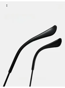 Detailed close-up of curved mirror legs on sunglasses for comfortable and ergonomic wear