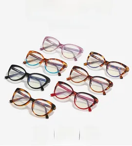 Variety of cat-eye TR90 optical eyeglass frames in multiple colors and tortoiseshell patterns