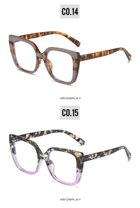 Detailed comparison of brown tortoise and purple gradient oversized square sunglasses