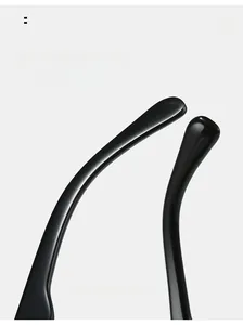 Macro view of curved glossy sunglasses legs for comfortable and ergonomic ear fit