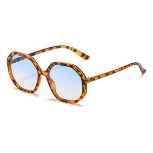 Fashion Oversized Octagon Sunglasses UV400 Protection PC Frame AC Lens Vintage Geometric Polygon Eyewear Women Men