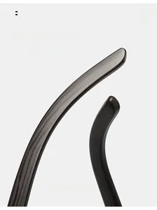Détail des branches de lunettes ergonomiques incurvées pour un port stable et confortable