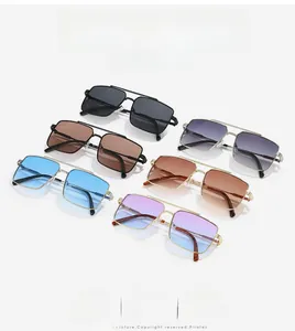 Detailed collection of vintage square sunglasses with multiple colored metal frames