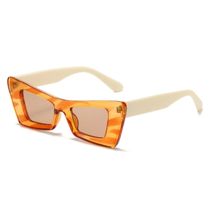 Lunettes De Soleil Œil De Chat Rétro Pour Femmes Protection UV400 Monture PC Géométrique Y2K Mode Tendance Fête