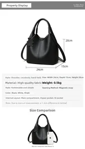 Detailed size specifications of the black pebbled leather bucket bag with a bear charm