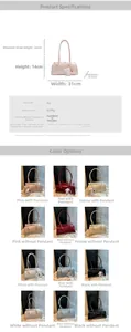 Guide des tailles et choix de couleurs pour le sac à main tendance en cuir PU souple