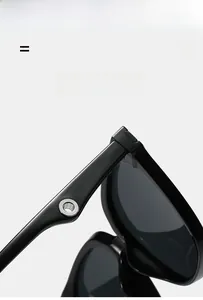 Detailed close-up of thick sunglasses temples with premium metal hinges and elastic texture