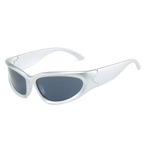 Steampunk Sports Sunglasses PC Mirror Lens UV400 Protection Outdoor Cycling Driving Y2K Future Style Unisex