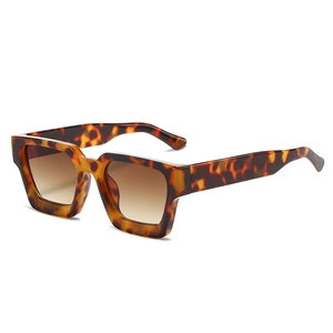 Square Sunglasses Oversized Retro UV400 Protection Fashion PC Frame Trendy Eyewear For Outdoor Travel Women Men