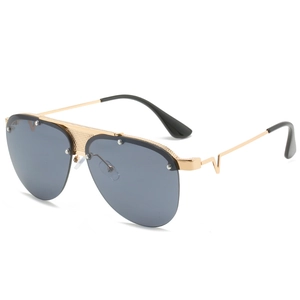 Aviator Sonnenbrille Metallrahmen UV400 Schutz Pilotenstil Modische Verlaufsgläser Brillen Für Herren Damen Outdoor