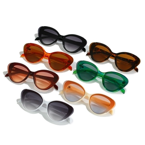 Chic cat eye sunglasses collection in multiple colors with stylish striped frames