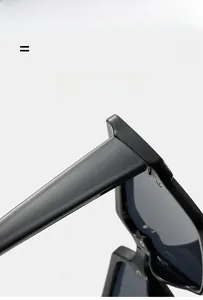 Detail of ultra-light high-elasticity sunglasses hinge and frame construction