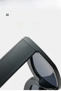 Detail of lightweight super elastic frame and precise hinge on black oversized sunglasses