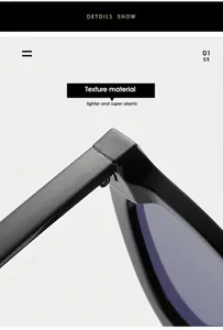 Makro-Detail der robusten Scharniere und des schwarzen Acetat-Rahmens der Sonnenbrille