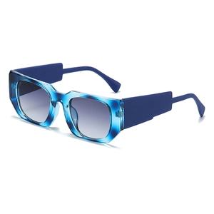 Retro Square Sunglasses Durable Thick Frame UV400 Protection Lightweight Fashion Eyewear For Men Women Outdoor Travel