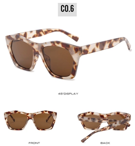Multi-angle display of retro tortoise shell sunglasses with dark brown square lenses