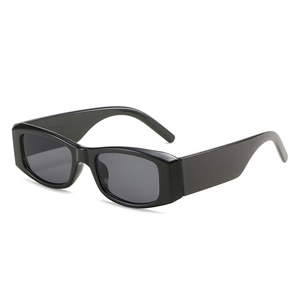 Retro Rectangle Sunglasses PC Frame AC Lens UV400 Protection Fashion Streetwear For Men And Women