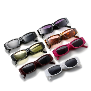 Retro small frame rectangular sunglasses in multiple colors for men and women