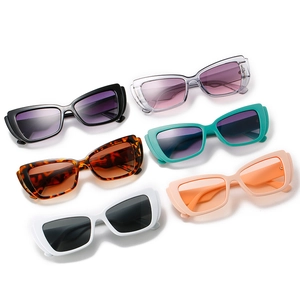 Collection of trendy cat-eye sunglasses in multiple candy colors for women and girls