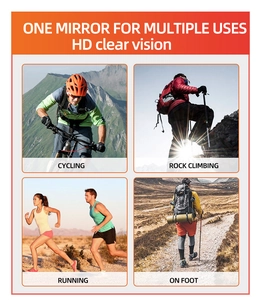 Detailed views of HD cycling sunglasses used for cycling, climbing, running, and hiking