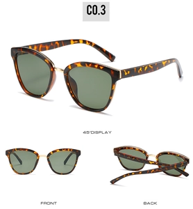 Detailed multi-angle views of vintage tortoiseshell sunglasses with gold metal accents