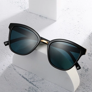 Retro Cat Eye Sunglasses For Women Men PC Frame Metal Bridge UV400 Protection Vintage Trendy Fashion Eyewear